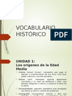 Vocabulario Histórico U1