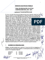 Acta Final de Negociaci N Colectiva Por Rama de Actividad Del Sector Construcci N Civil 2018-2019 PDF