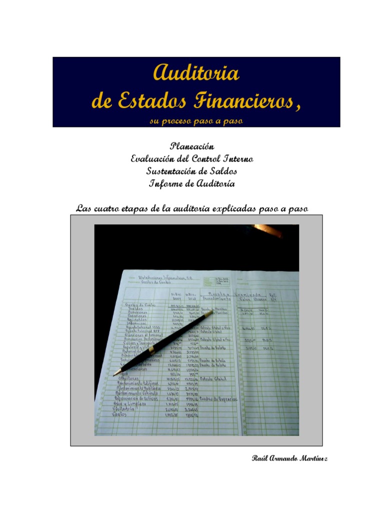 Auditoria de EEFF Su Proceso Paso A Paso PDF | PDF | Auditoría ...