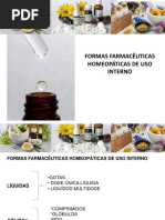 Formas Farmacêuticas de Uso Intenro