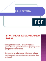 STRATIFIKASI SOSIAL