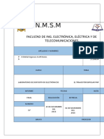 EXPERIMENTO No7: CARACTERÍSTICAS BÁSICAS DEL TRANSISTOR BIPOLAR NPN