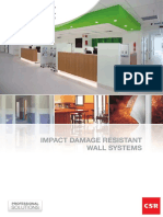 Impact Damage Resistant Wall Systems