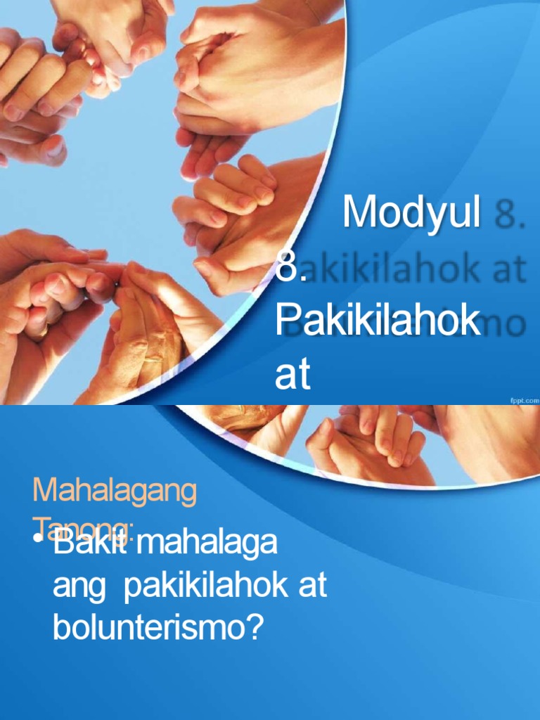 Pakikilahokatbolunterismo | PDF