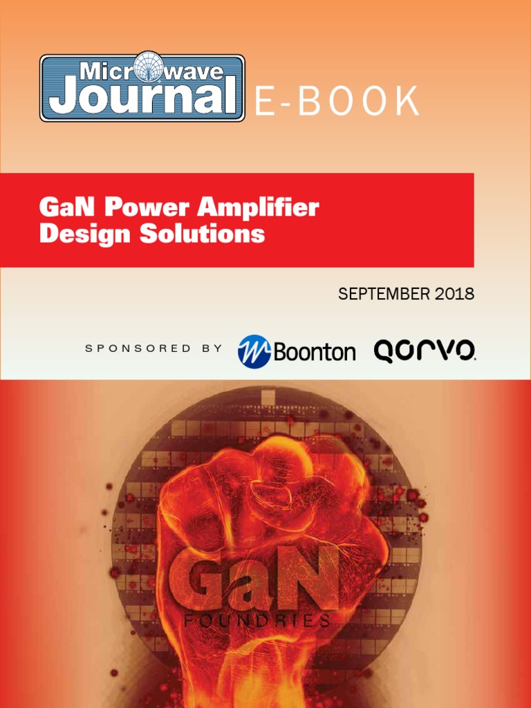 Gan Power Amplifier Design Solutions Ebook MWJ | PDF | Gallium Arsenide ...