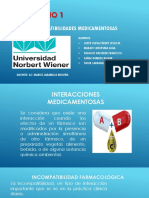 Incompatibilidades medicamentosas seminario 1