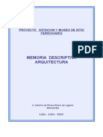 Memoria Descriptiva para Edificación