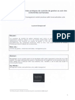 UE 2.4.2 Applications Sectorielles Et Fonctionnelles Du Contrôle Et de L'audit - Contrôle de Gestion Public (I.A.E Bordeaux M 2 DFCGAI)