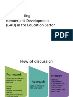 Understanding Gender and Development (GAD) in The Education Sector
