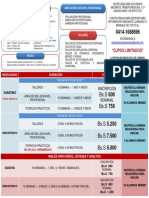 1) Tipos de Cursos, Modalidades y Formas de Pago Tamanaco Palacio de Eventos 2018