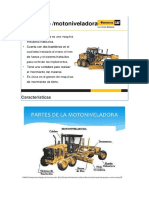 Características y Velocidad de La Motoniveladora