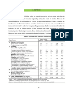 Services: Table 6.1: Select Indicators of Services Sector Activities