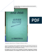 Sobre La Adquisición de Las Obras de Elena Ódena y Unas Comparativas Pertinentes Sobre El Actual PCE