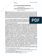 A History of Atomic Absorption Spectroscopy by Koirtyohann 1980