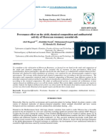 Provenance Effect on the Yield Chemical Composition and Antibacterial Activity of Moroccan Rosemary Essential Oils