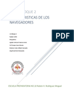 CUADRO 1 Caracteristicas Principales de Navegador