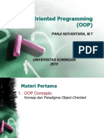 Object Oriented Programming Oop