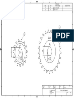 Parts list for rotary shaft sprockets
