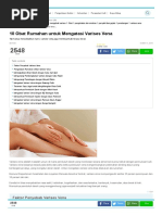 10 Obat Rumahan Untuk Mengatasi Varises Vena