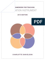 2013 Framework For Teaching Evaluation Instrument PDF