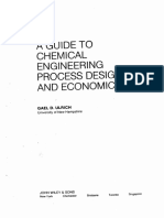 Ulrich - A Guide To Chemical Engineering Process Design and Economics PDF