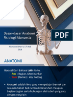 Dasar-Dasar Anatomi Fisiologi Manusia