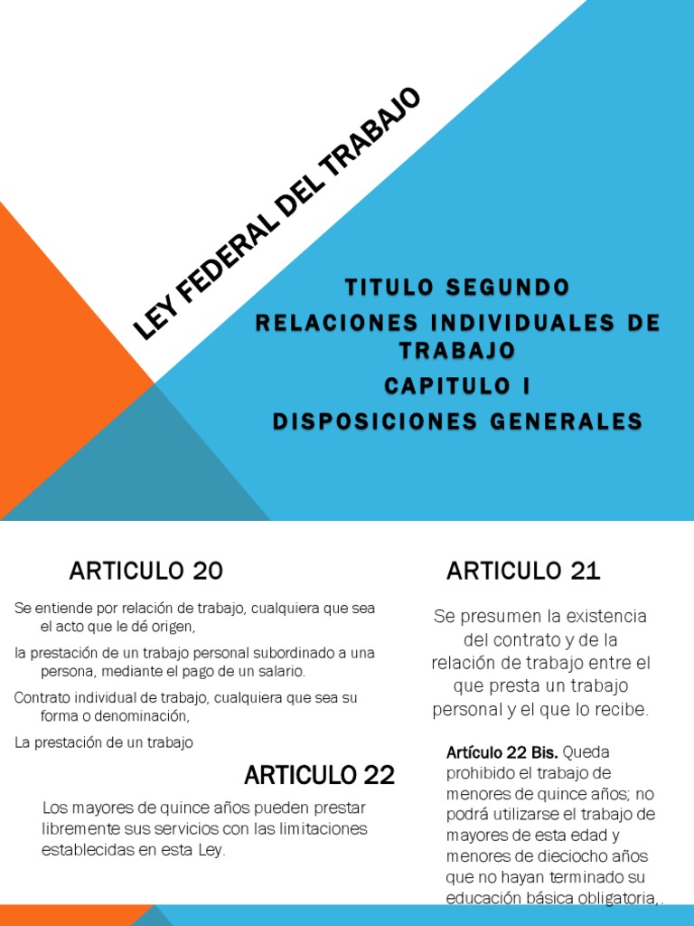 Ley Federal Del Trabajo | PDF | Salario | México