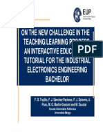 On The New Challenge in The Teaching/Learning Process: An Interactive Educational Tutorial For The Industrial Electronics Engineering Bachelor