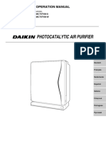 Daikin MC707 Operation Manual