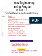 Mod 6-Process Control in The Cement Industry