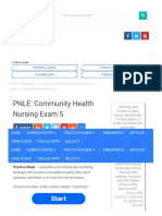 PNLE: Community Health Nursing Exam 5 - RNpedia
