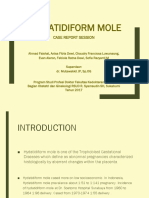 Hydatidiform Mole: Case Report Session