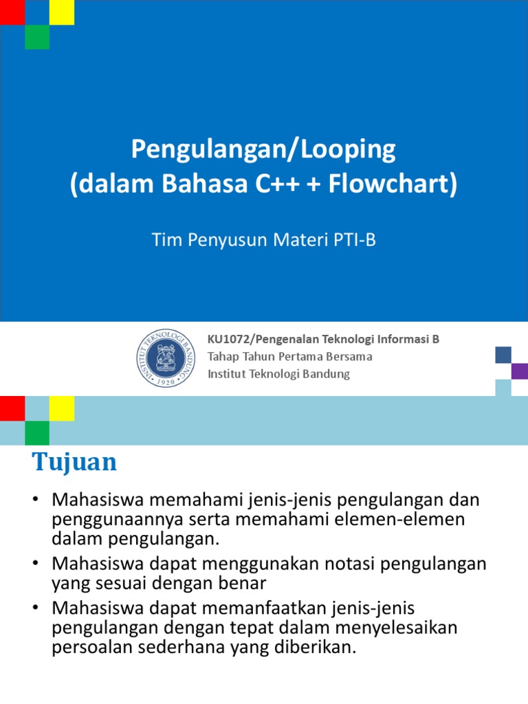 Pengulangan dalam C++: Panduan Lengkap | PDF | Komputer