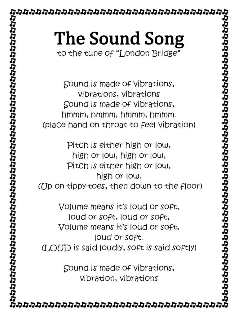 The Sound Song | PDF