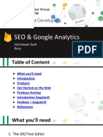 SEO & Google Analytics: Darmawan Syah Reza