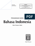 Kunci Bahasa Indonesia XI A K-13 Edisi 2017