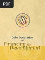 Doha Declaration on Financing For Development