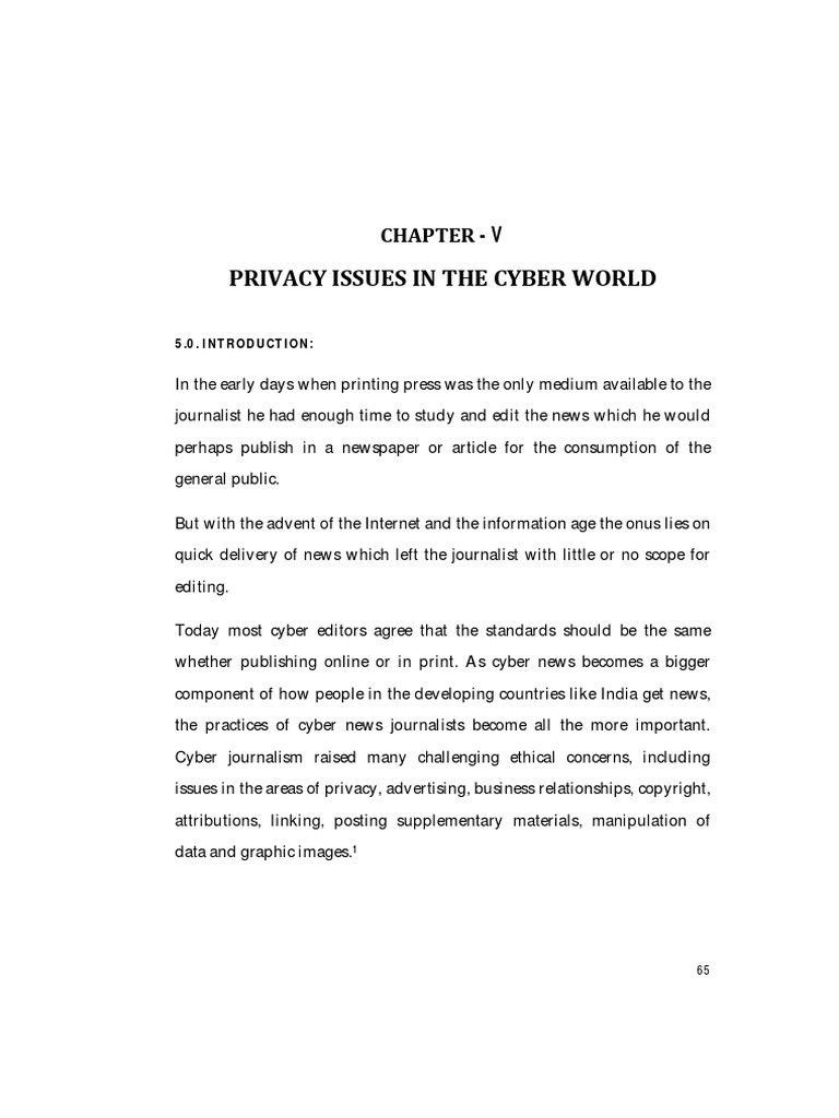 Right To Privacy Rajan It Project | PDF | Privacy | Internet Privacy