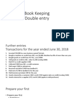 Book Keeping Double Entry