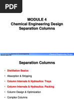 Module 4 (Design of Separation Columns)