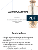 Lesi Medula Spinalis: Bagian/Ksm Neurologi FK Unand/ Rs Dr. M. Djamil Padang