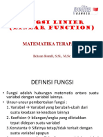 Fungsi Linier dan Grafiknya