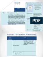 Rencana Perkuliahan Pertemuan I