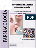 FARMACOLOGIA ODONTOLOGIA Segunda Fase CARATULA