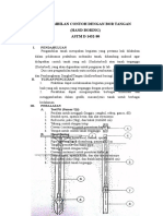 HAND BORING TEKNIK PENGAMBILAN CONTOH