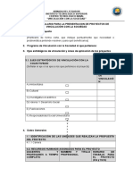 Ya ANEXO B. - Formato para La Presentación de Proyectos de Vinculación Con La Sociedad y Programa de Estudio