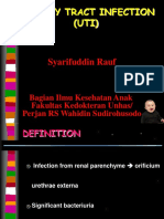 Urinary Tract Infection (UTI) : Syarifuddin Rauf