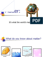 Matter:: It's What The World's Made of