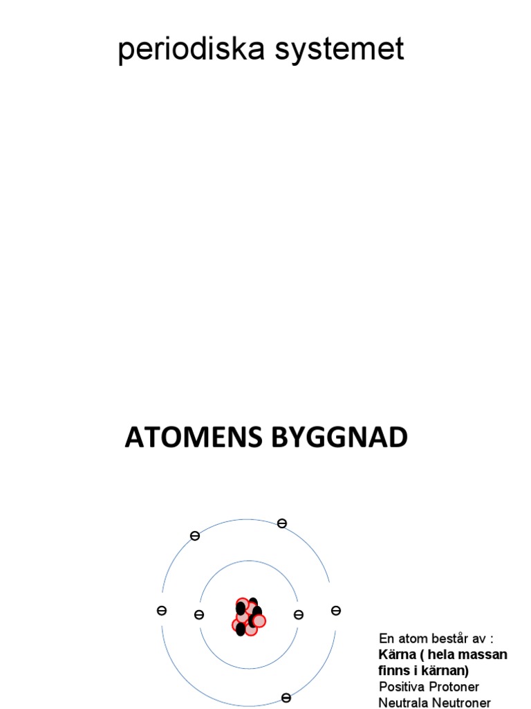 Periodiska Systemet | PDF