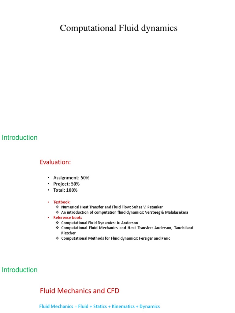 CFD Fundamentals and Applications | PDF | Computational Fluid Dynamics ...